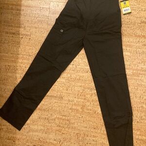 WonderWink Maternity Black Scrub Pants